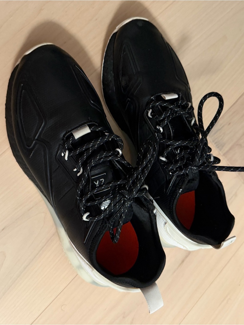 adidas Black Sneaker with Red Insole